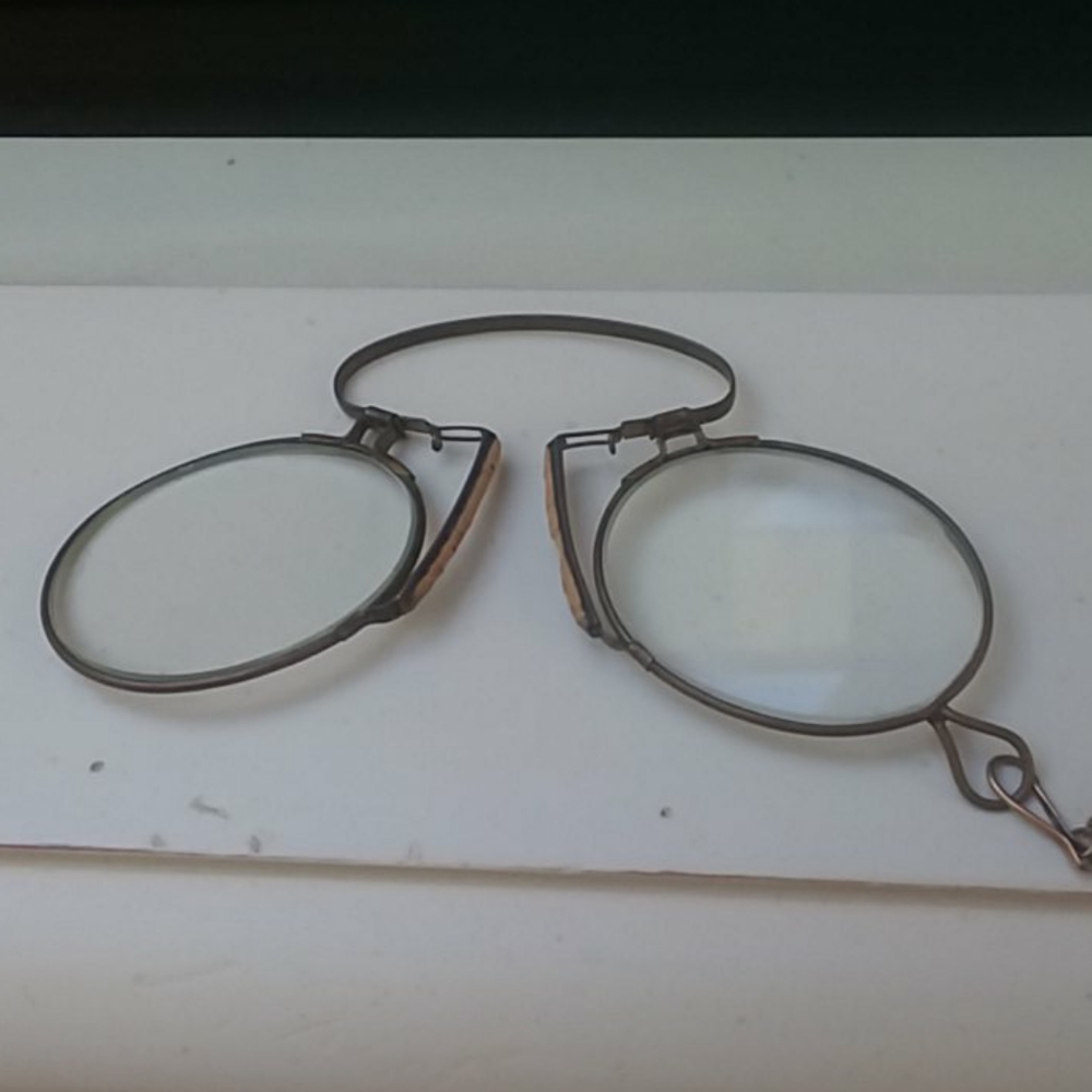 Antique copper spectacles